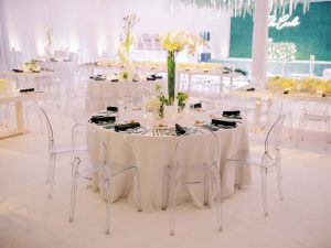 Linen, placemat and napkin rentals