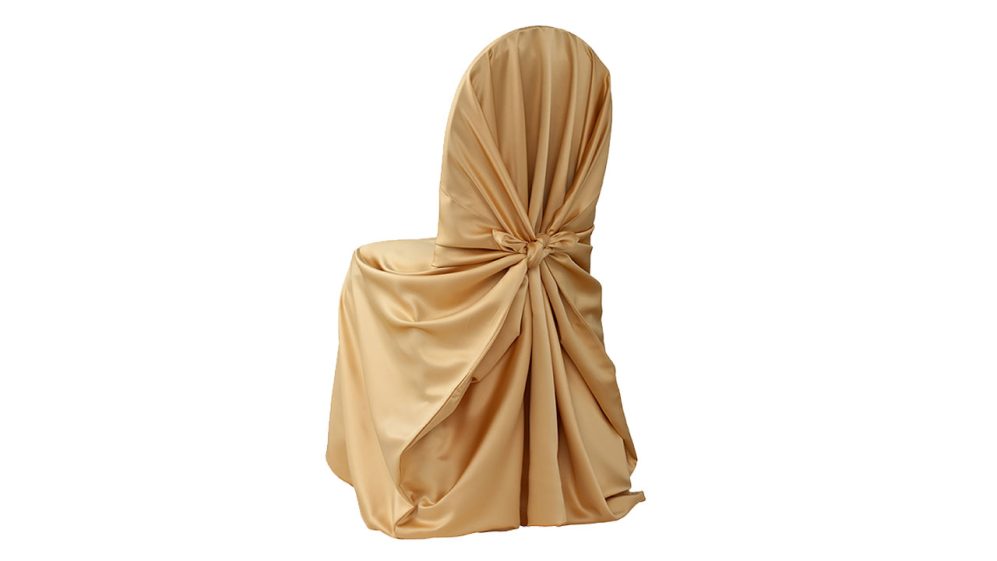 Goldmine Matte Satin Pillowcase Chair Cover