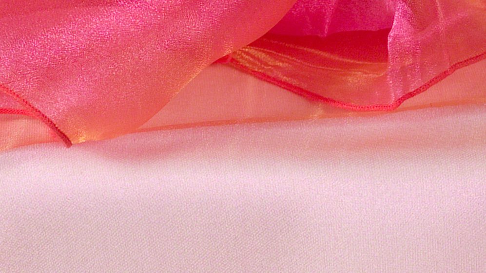 Coral/Gold Two Tone Organza