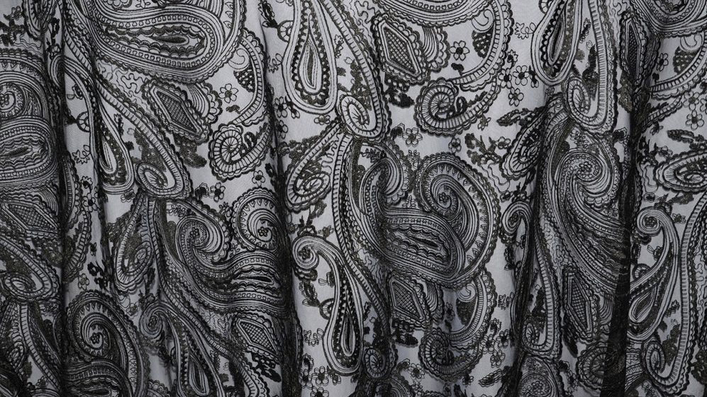 Black Paisley Lace - Image 2
