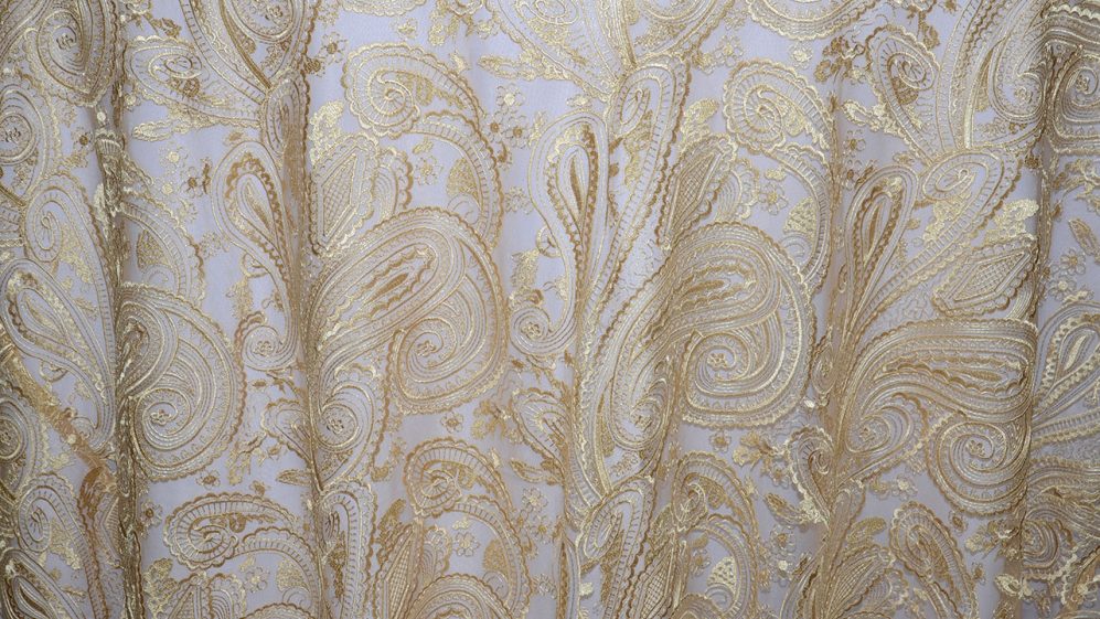 Gold Paisley Lace - Image 2