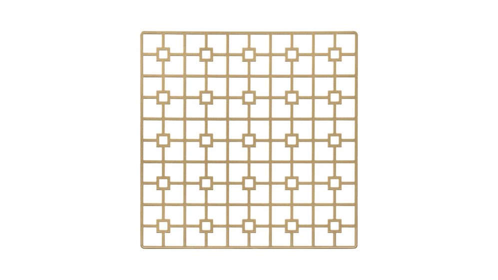 Gold Deco Metal Placemat
