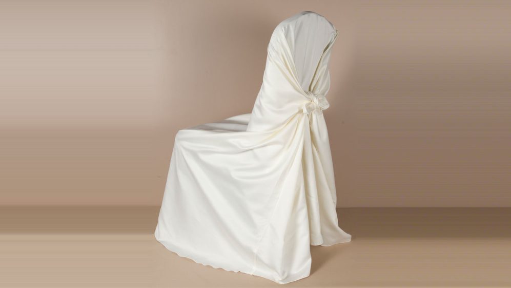 Oyster Matte Satin Pillowcase Chair Cover